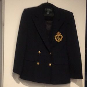 Ralph Lauren crest blazer like new.